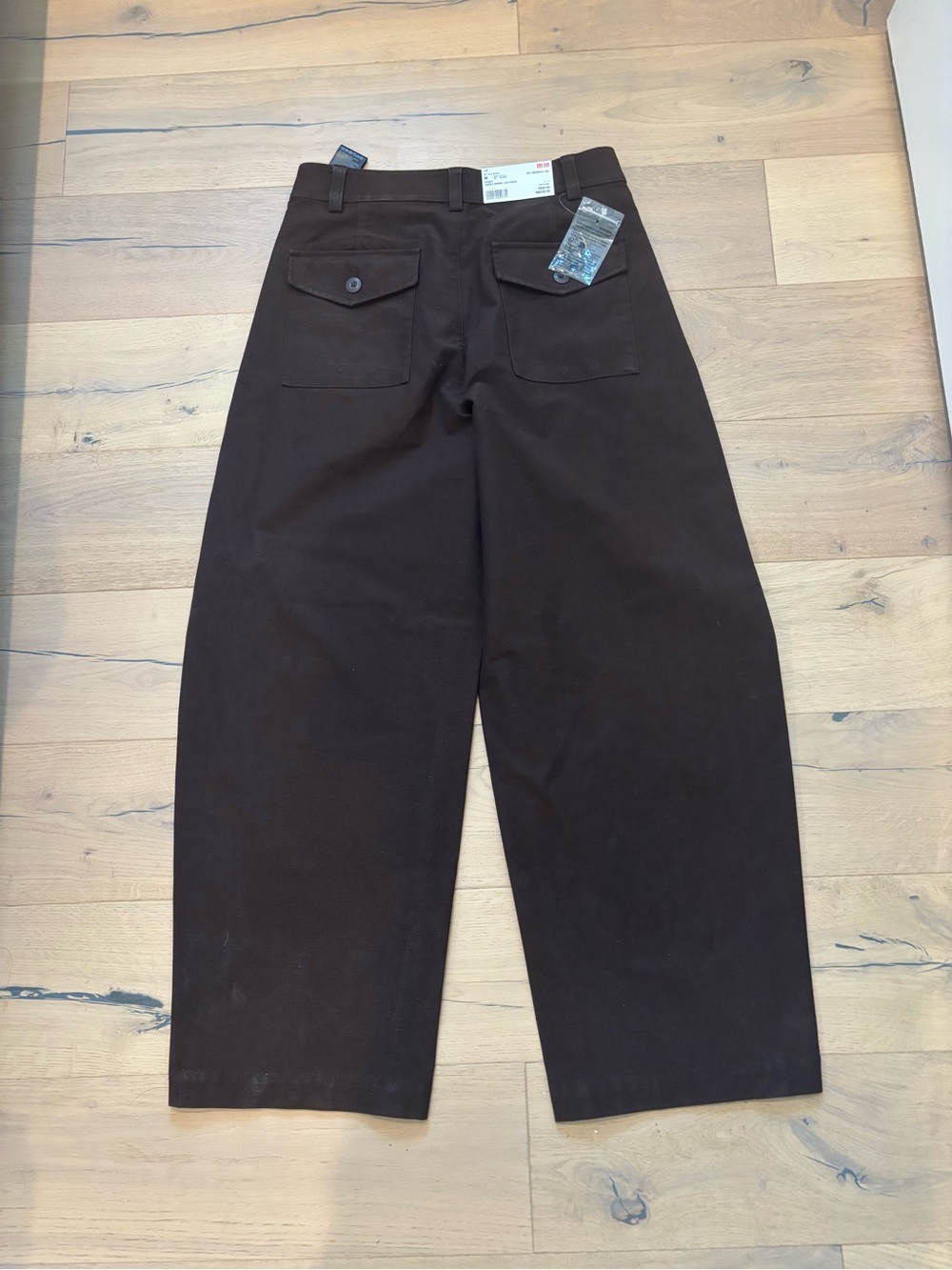 Uniqlo Jersey barrel Brown Pants nwt - Picture 3 of 7
